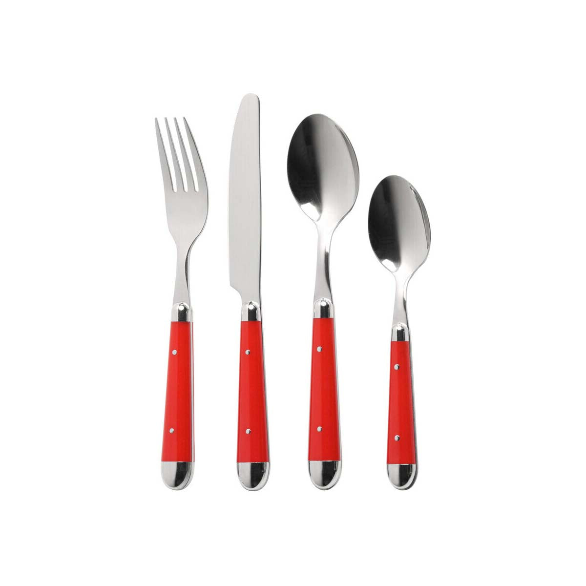 Brasserie 16Pc Red Cutlery Set
