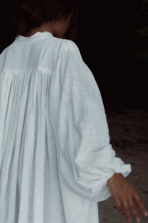 Spirit Shirt Dress - White