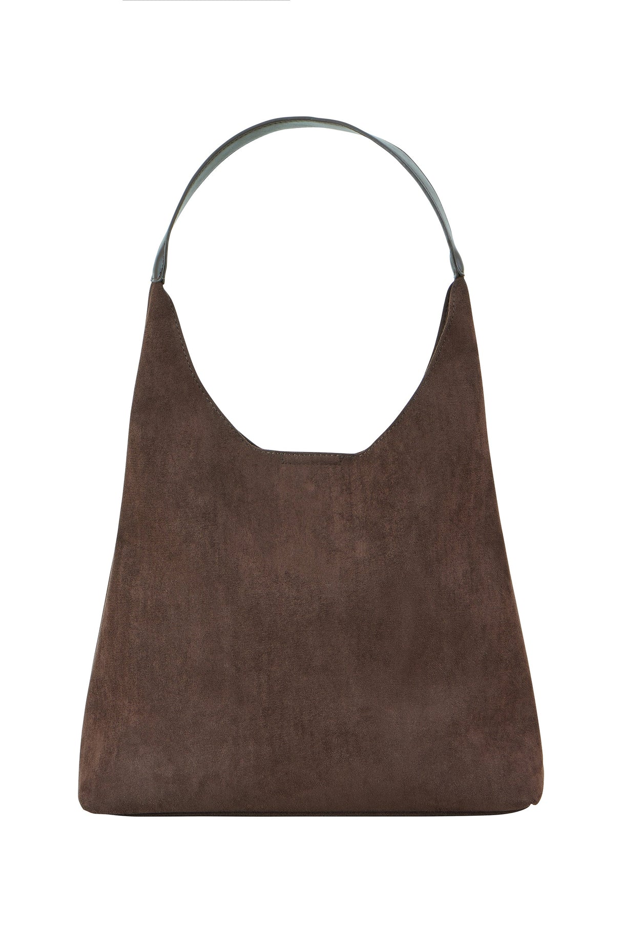 Yumi Brown Shoulder Bag With Inside Bag