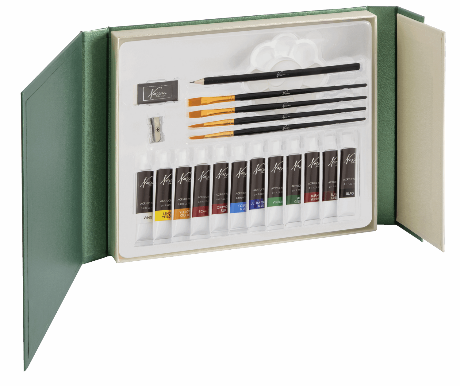 Acrylic Art Set 21 Pcs. in Cardboard Box