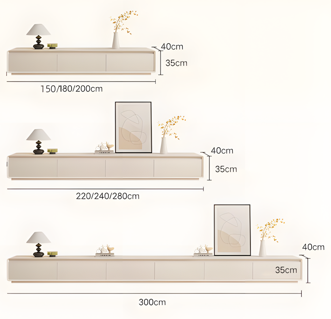 Addie TV Stand, Cream