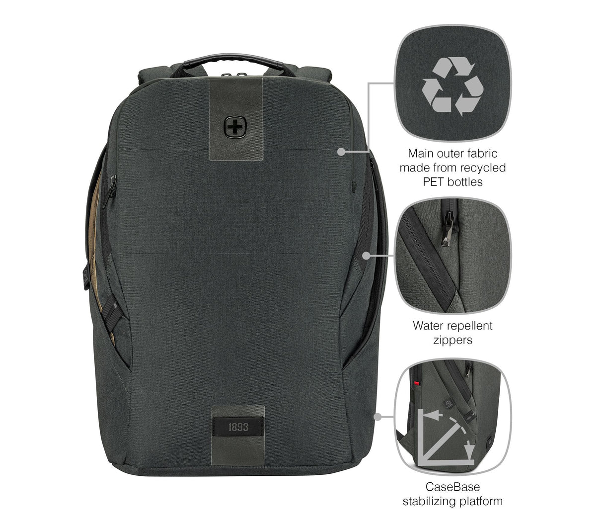 Wenger MX, MX ECO Light, Charcoal