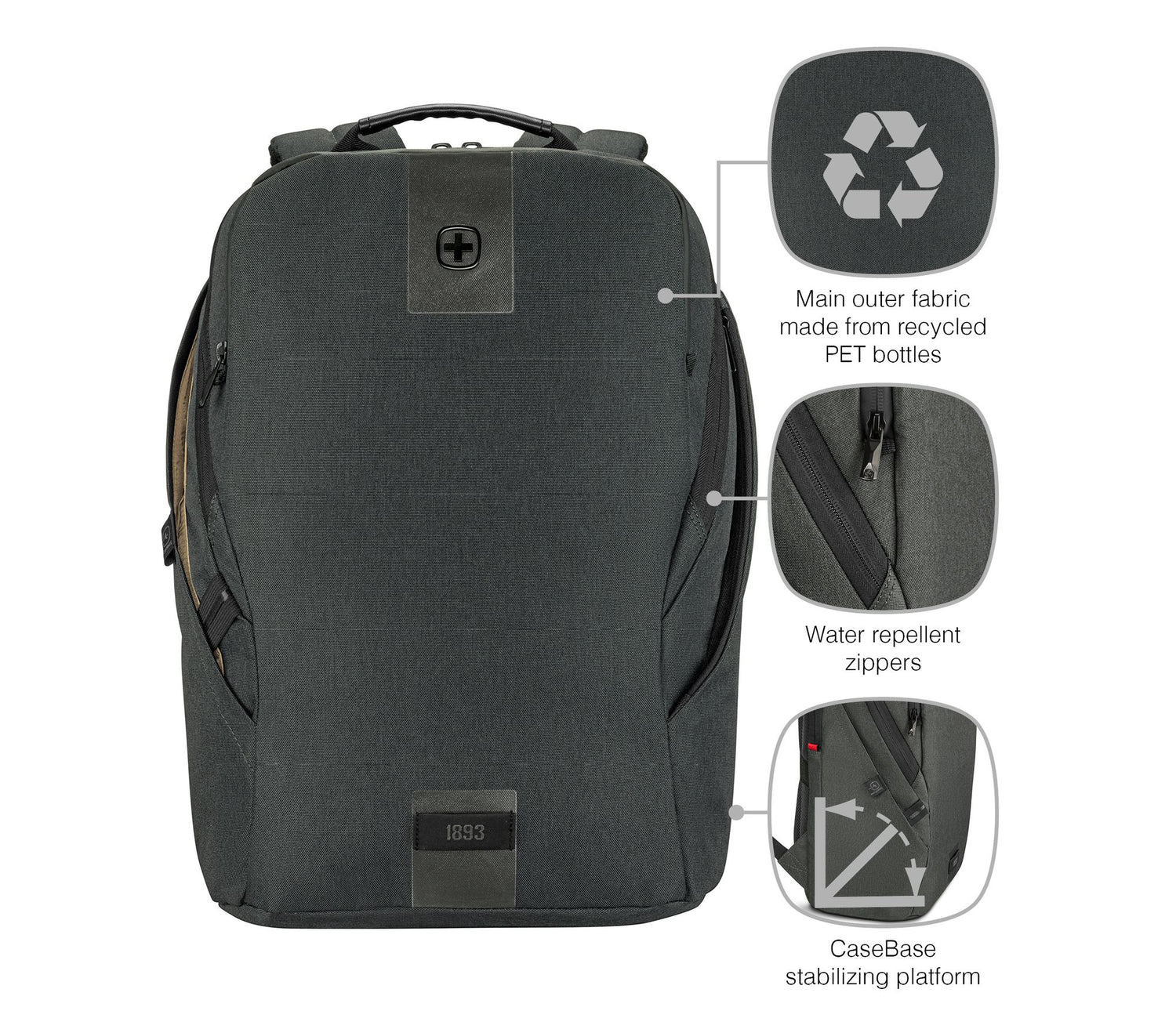 Wenger MX, MX ECO Light, Charcoal