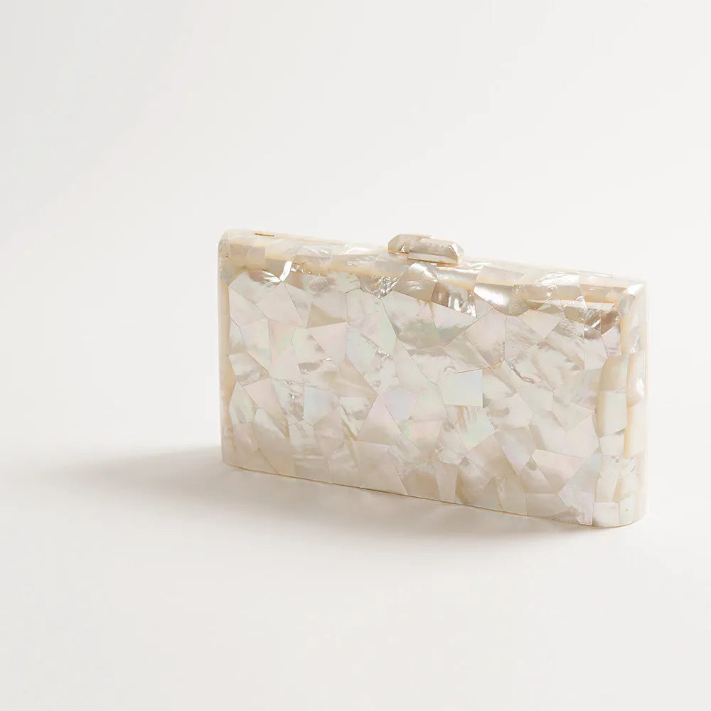 Aphrodite Mother of Pearl Bag Ivory
