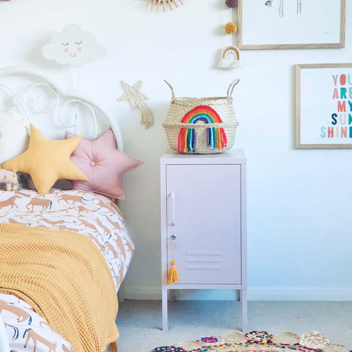 Vivid Rainbow Basket - Large