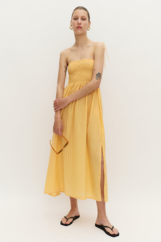 THE BILLIE DRESS - ORGANIC COTTON YELLOW