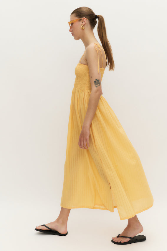 THE BILLIE DRESS - ORGANIC COTTON YELLOW