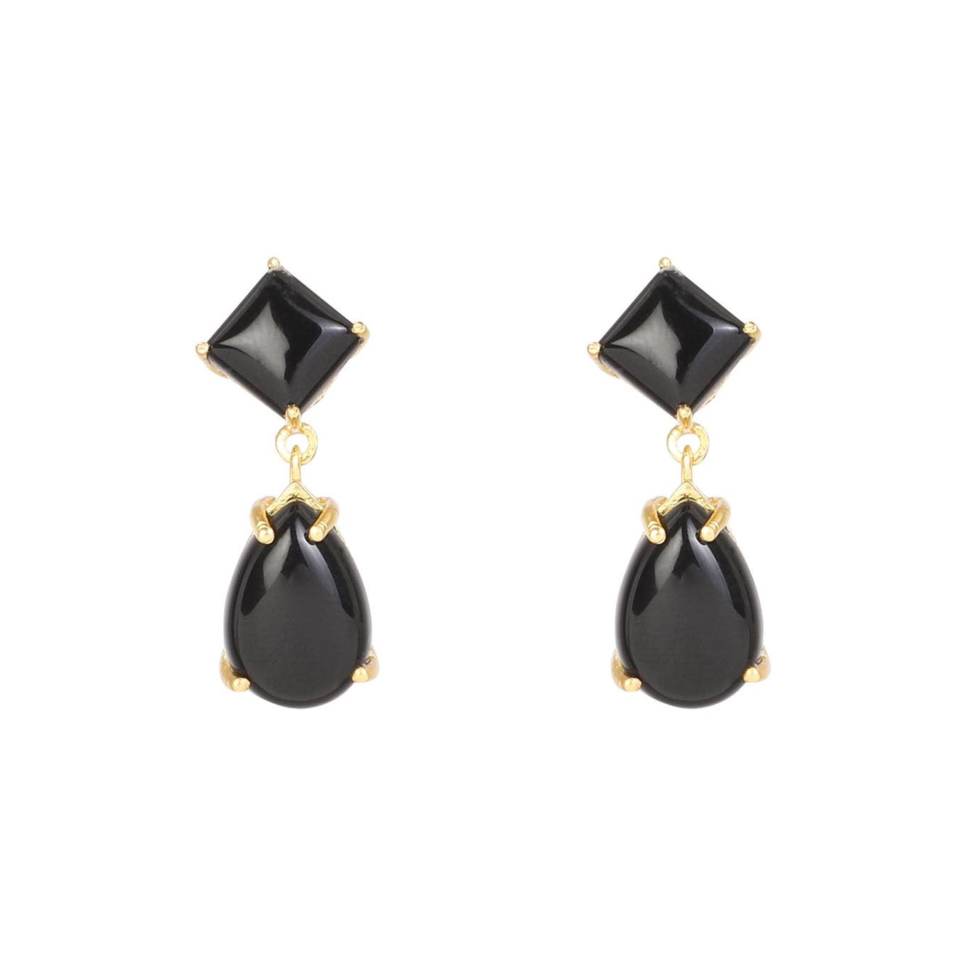 "Midnight Glam" Black Onyx Stone Earring