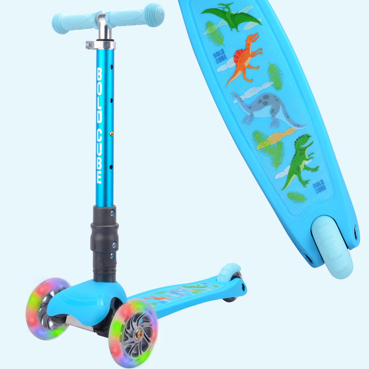 Dinosaur - Teeny Fold 3 Wheel Scooter