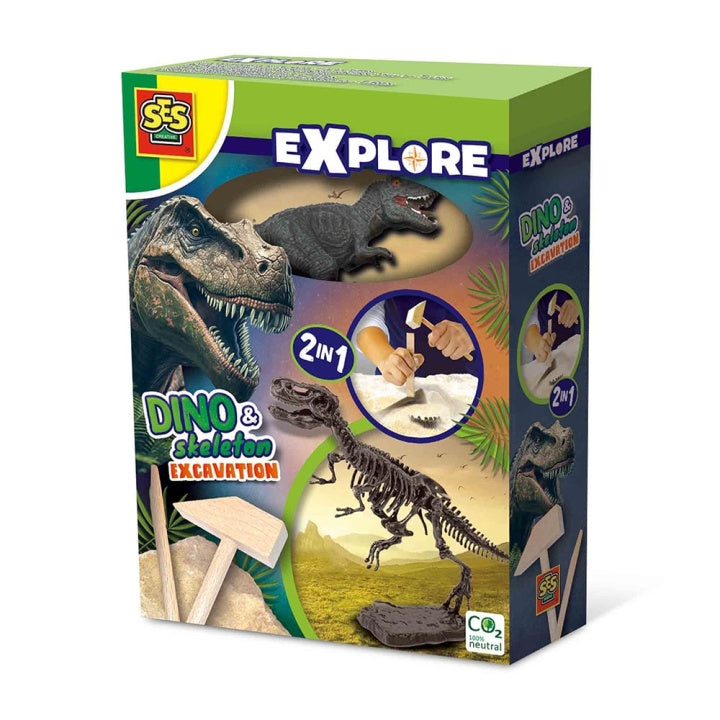 Dino and Skeleton Excavation 2 in 1 - Assortment