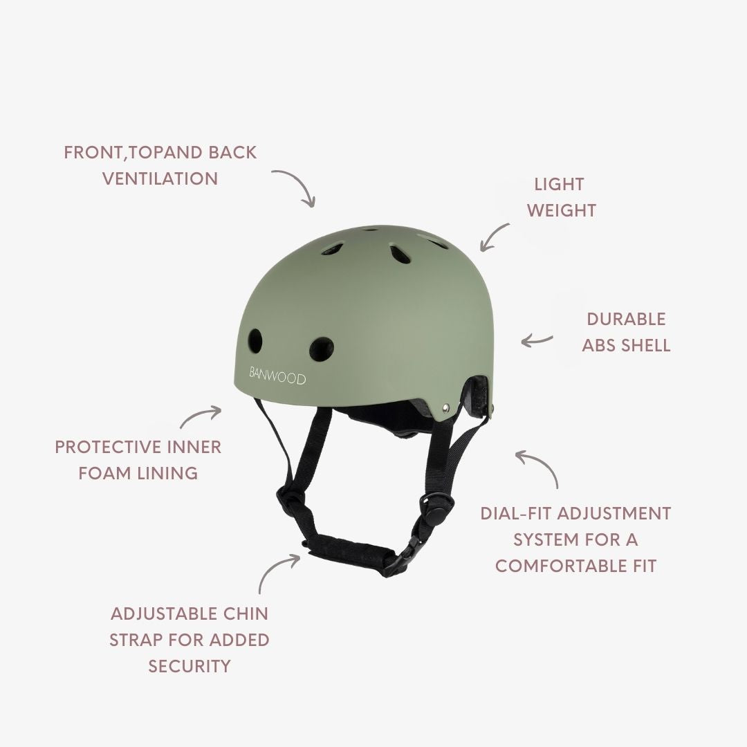 Classic Helmet Banwood - Matte Forest
