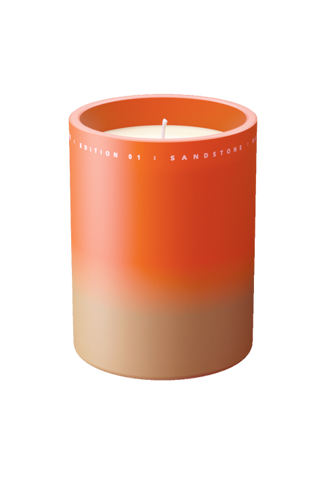Never Go Alone Sandstone Candle