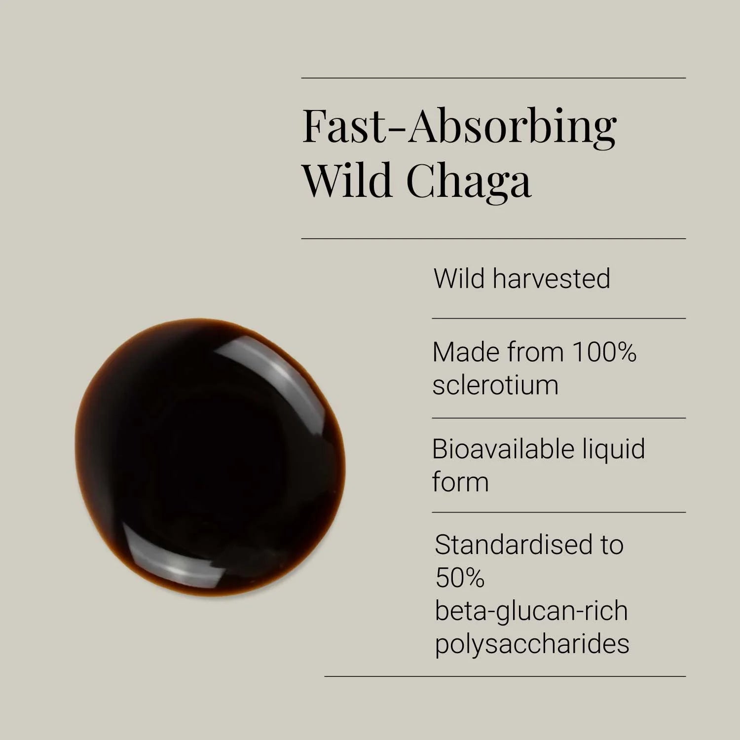 Organic Chaga Tincture 50ml