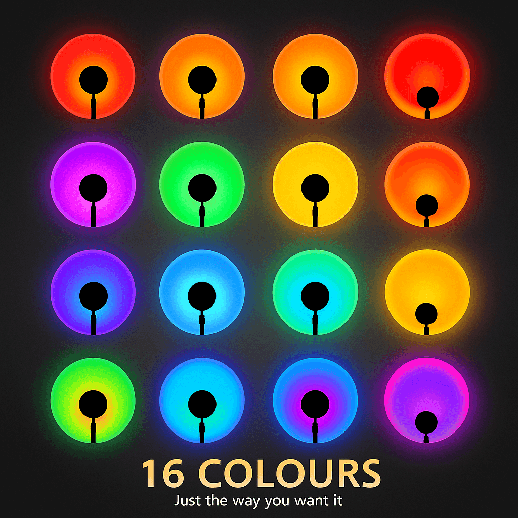 Sunset Glow Projection Lamp