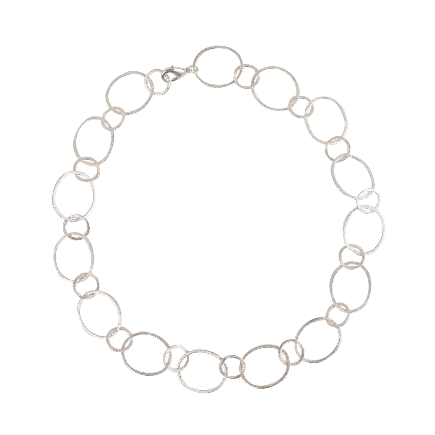 Circle Loop Chain Silver