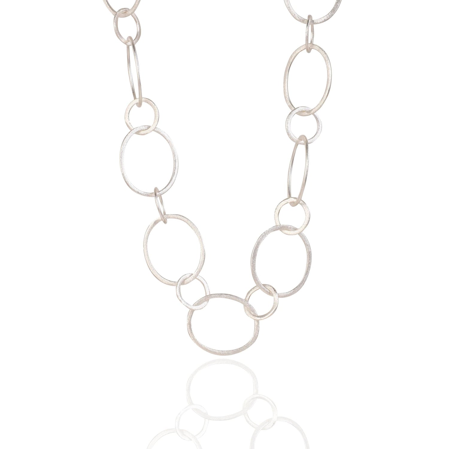 Circle Loop Chain Silver