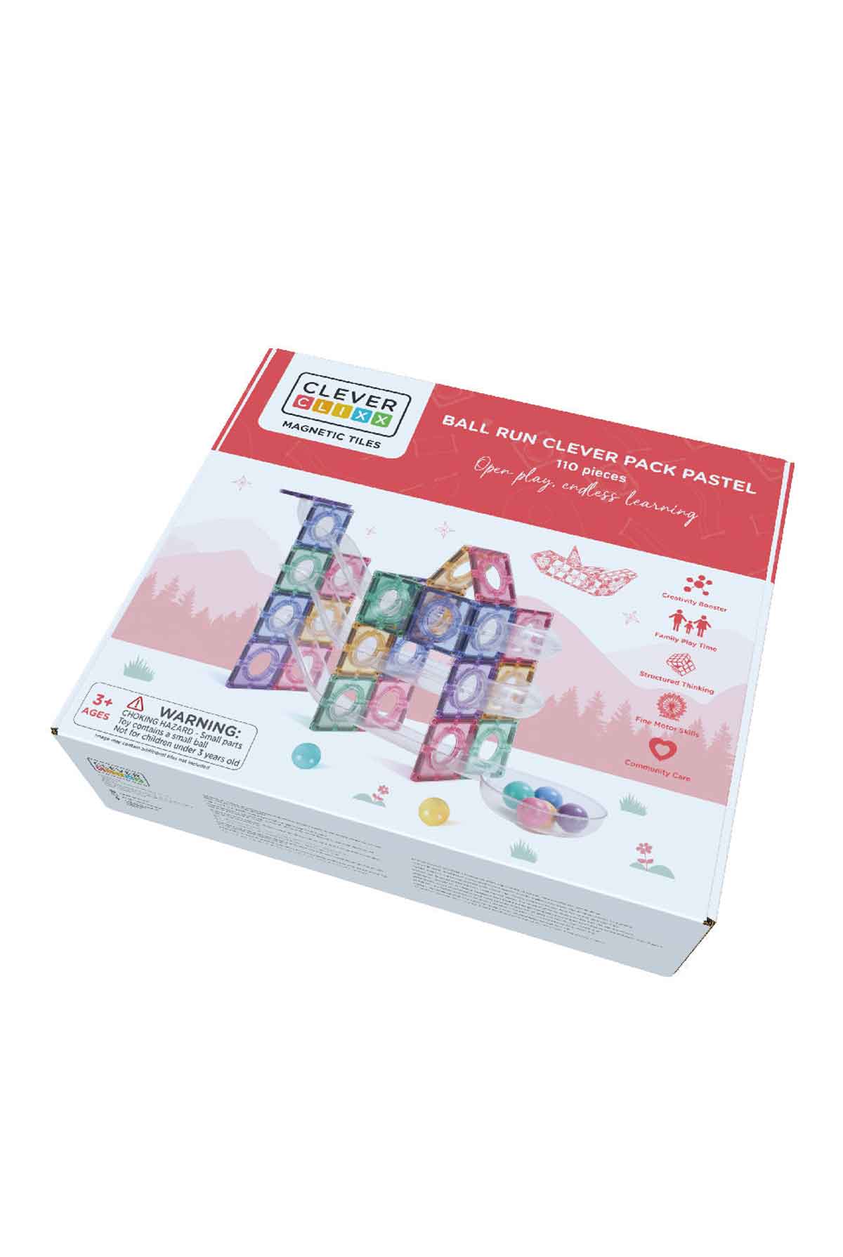 Ball Run Clever Pack Pastel - 110 Pieces