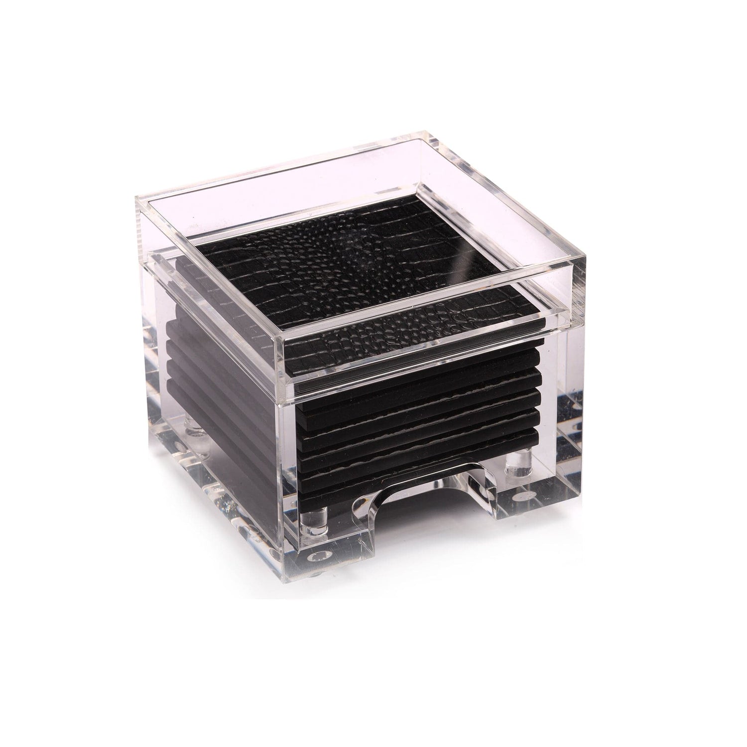 Coastbox Clear - Faux Python Black