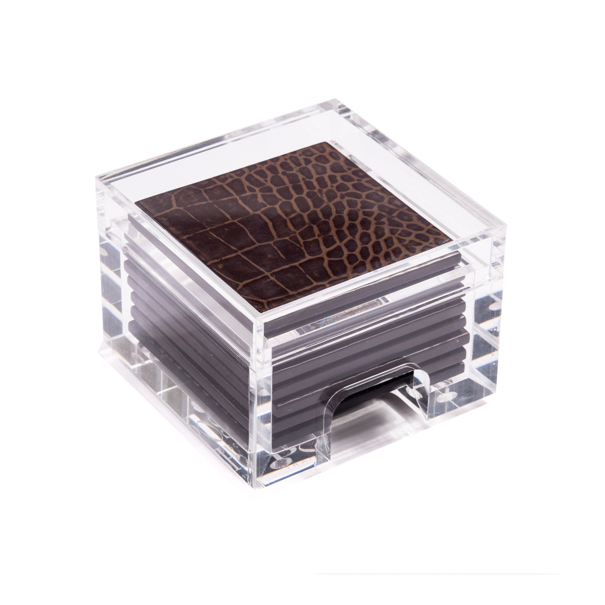 Coastbox Clear - Faux Vintage Croc