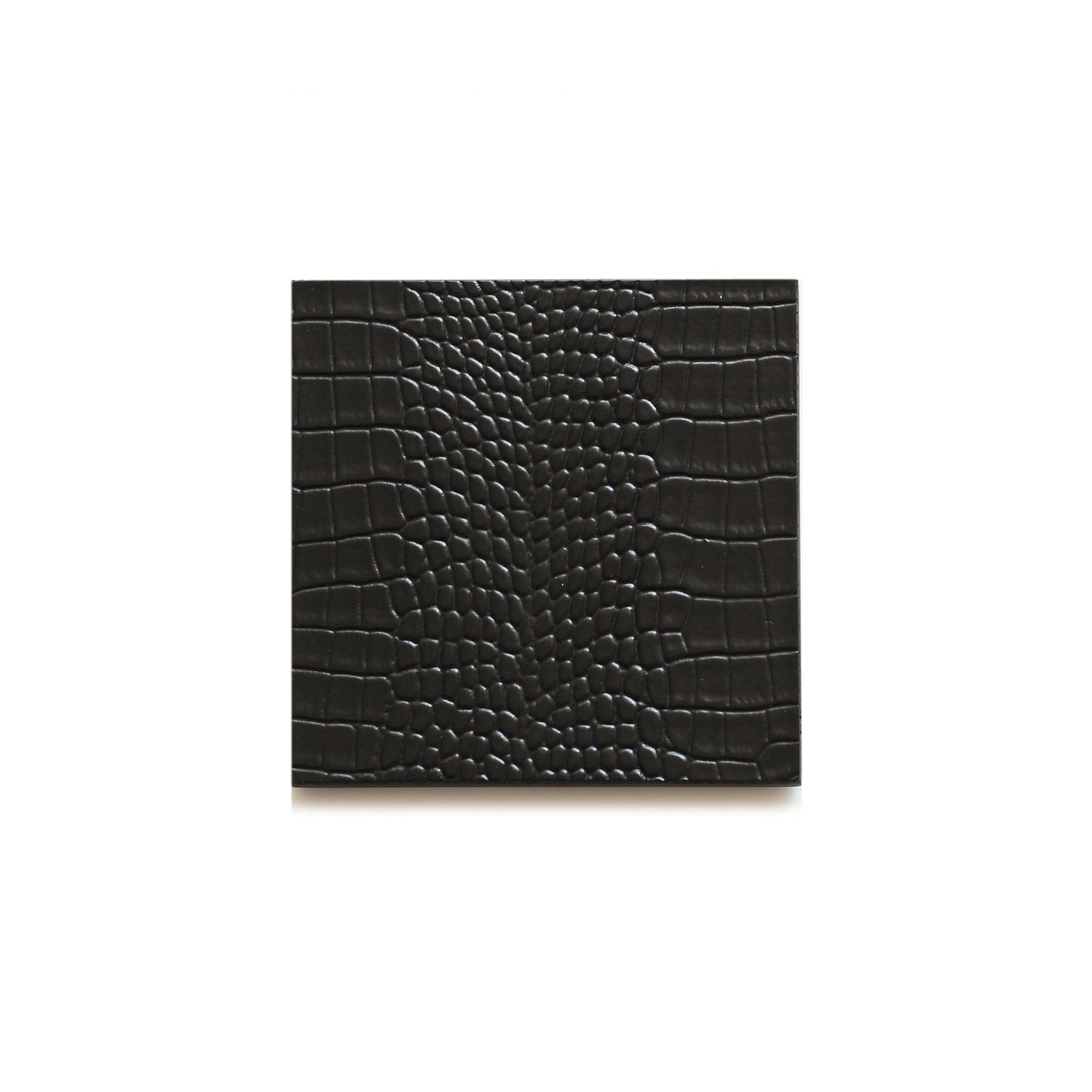 Coaster - Faux Python Black
