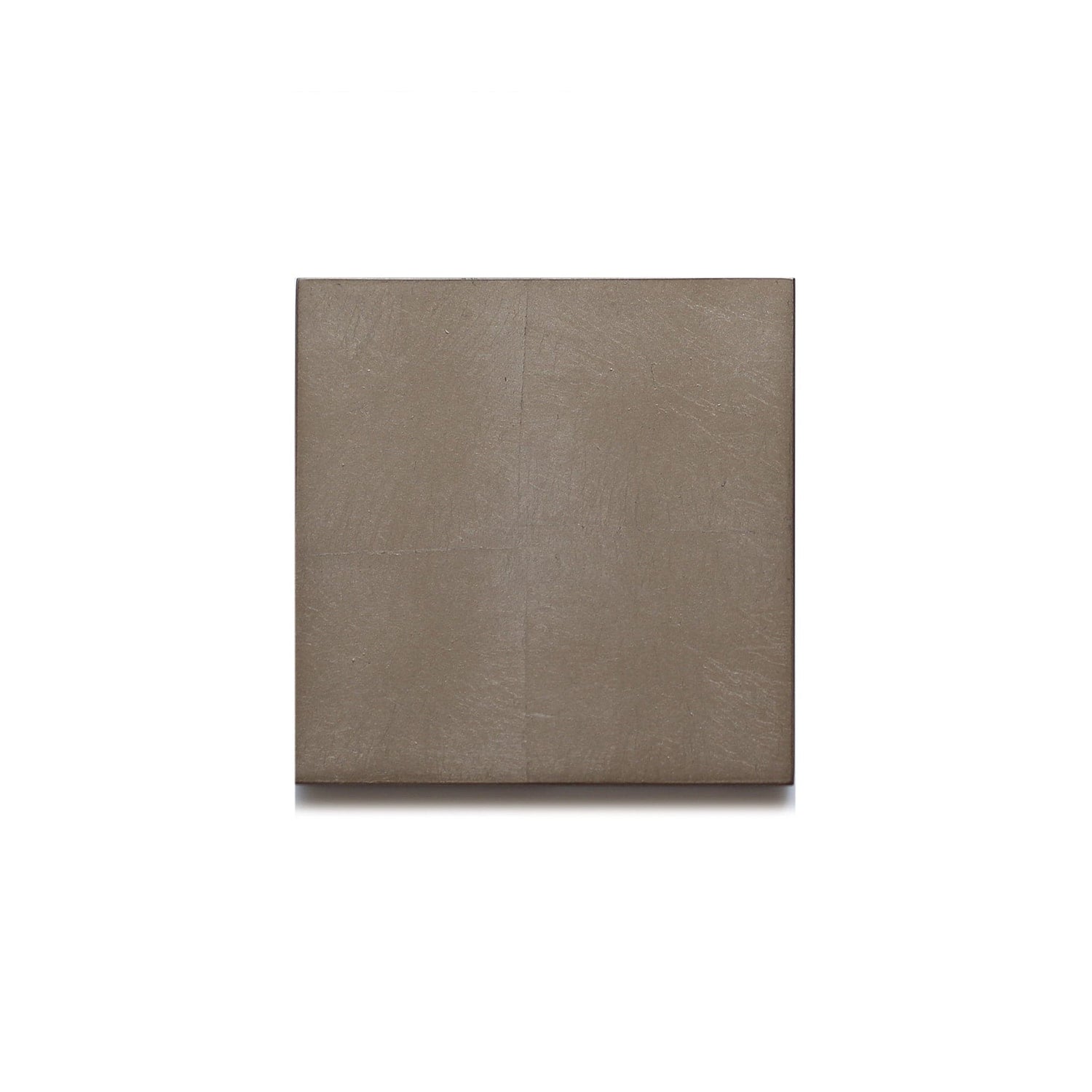 Silver Leaf Coaster - Chic Matte Taupe