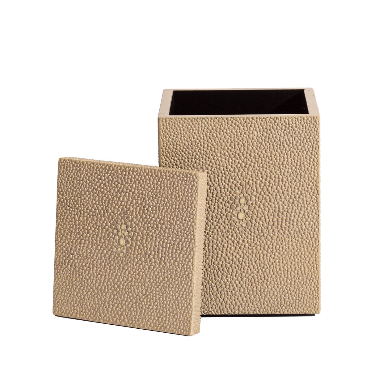 Chelsea Cotton Wool Box - Shagreen Natural