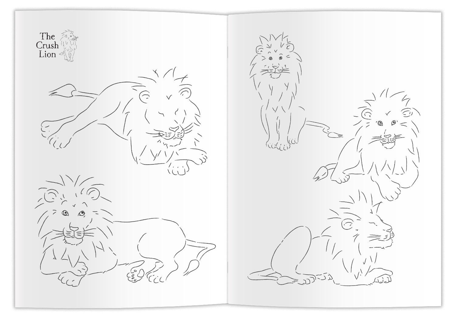 Monkey Crush Colouring Book
