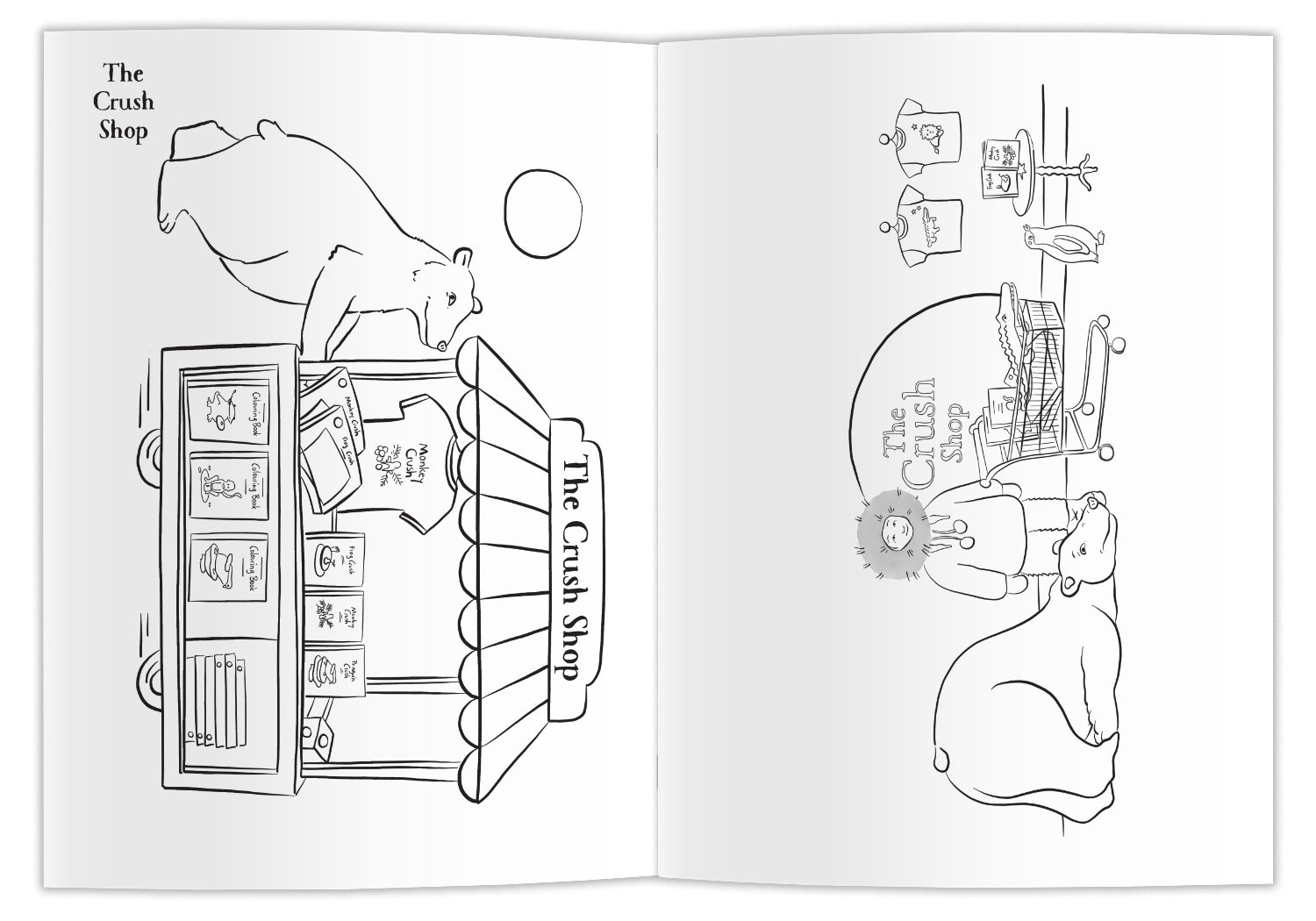 Penguin Crush Colouring Book