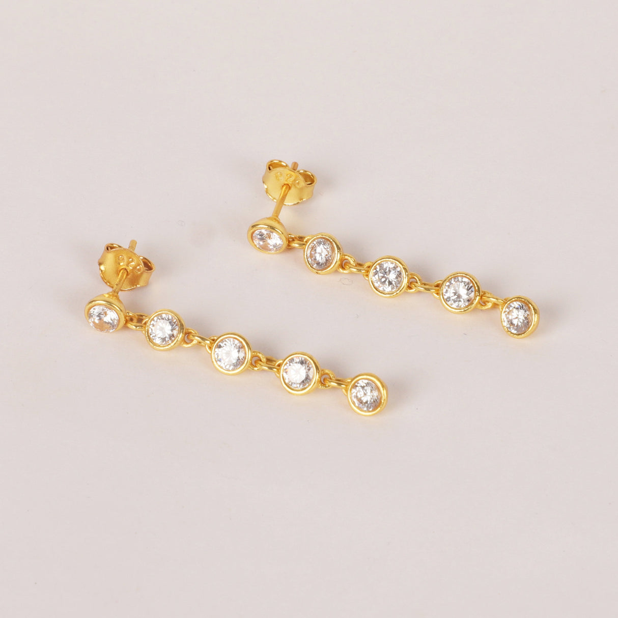 Crystal Tennis Earrings