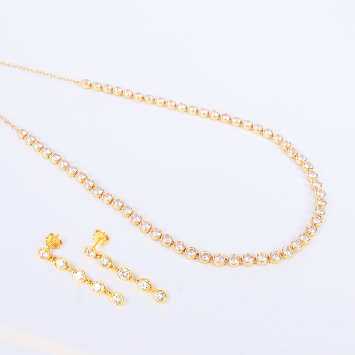 Crystal Tennis Earrings