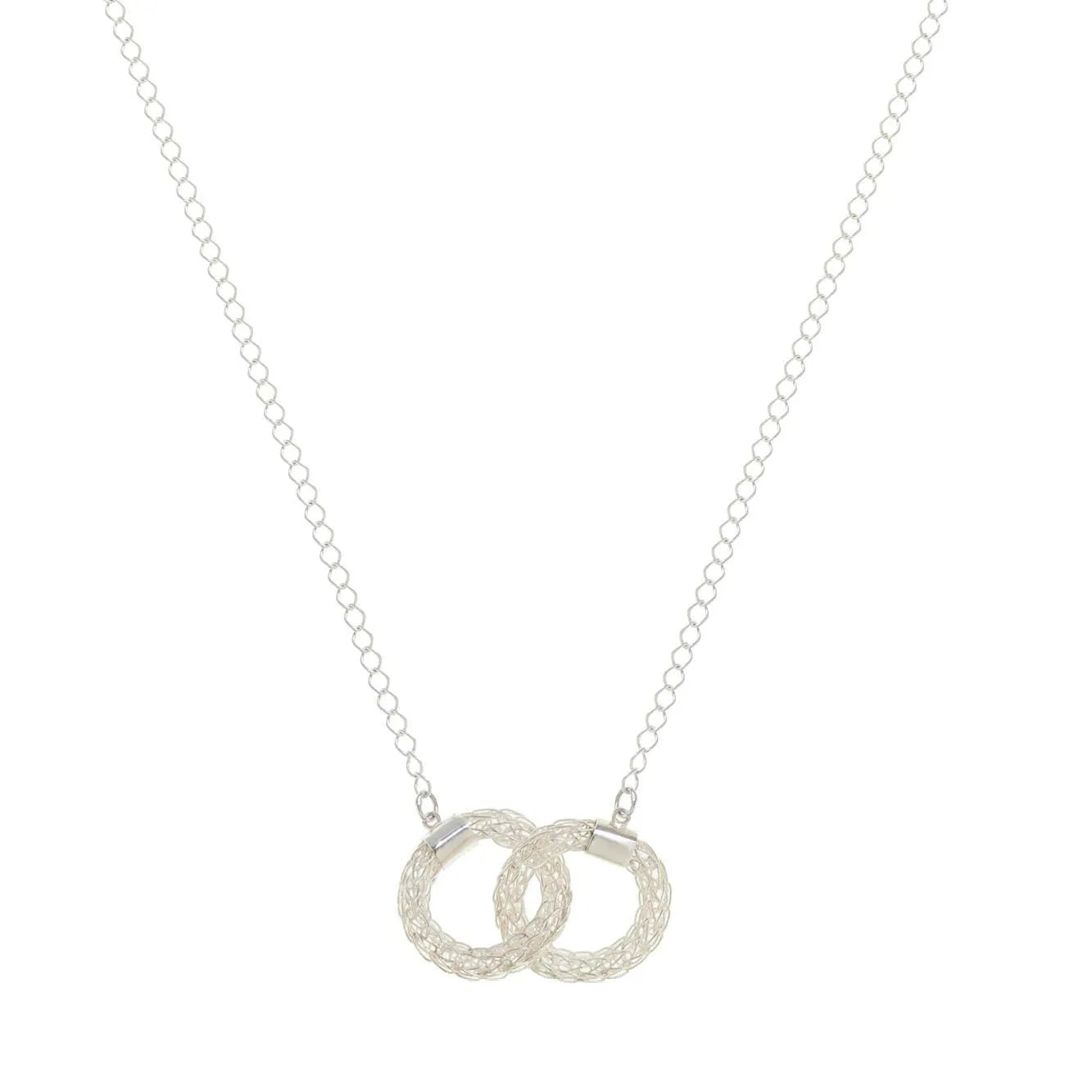 Woven Kindred Necklace Silver