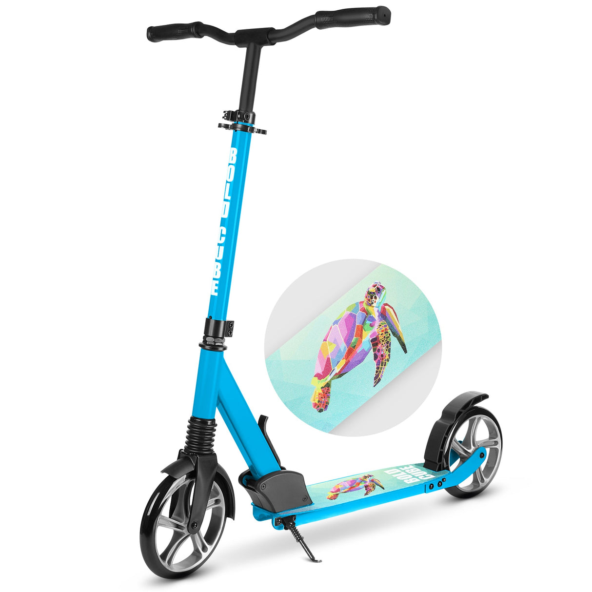 Cyan - Big 2 Wheel Scooter