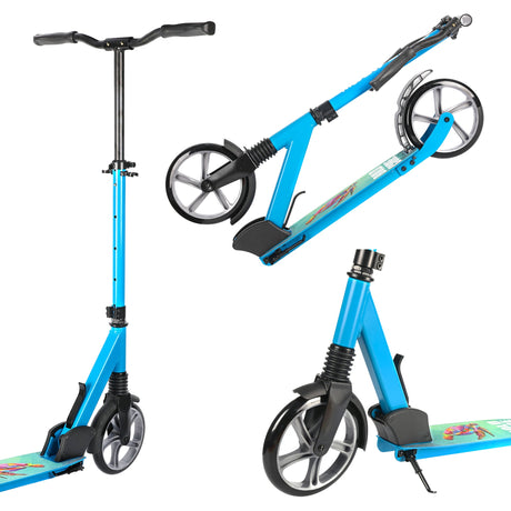 Cyan - Big 2 Wheel Scooter