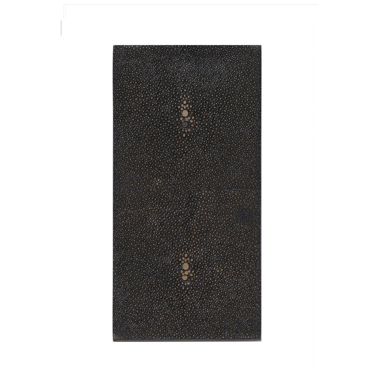 Double Coaster - Faux Shagreen Chocolate