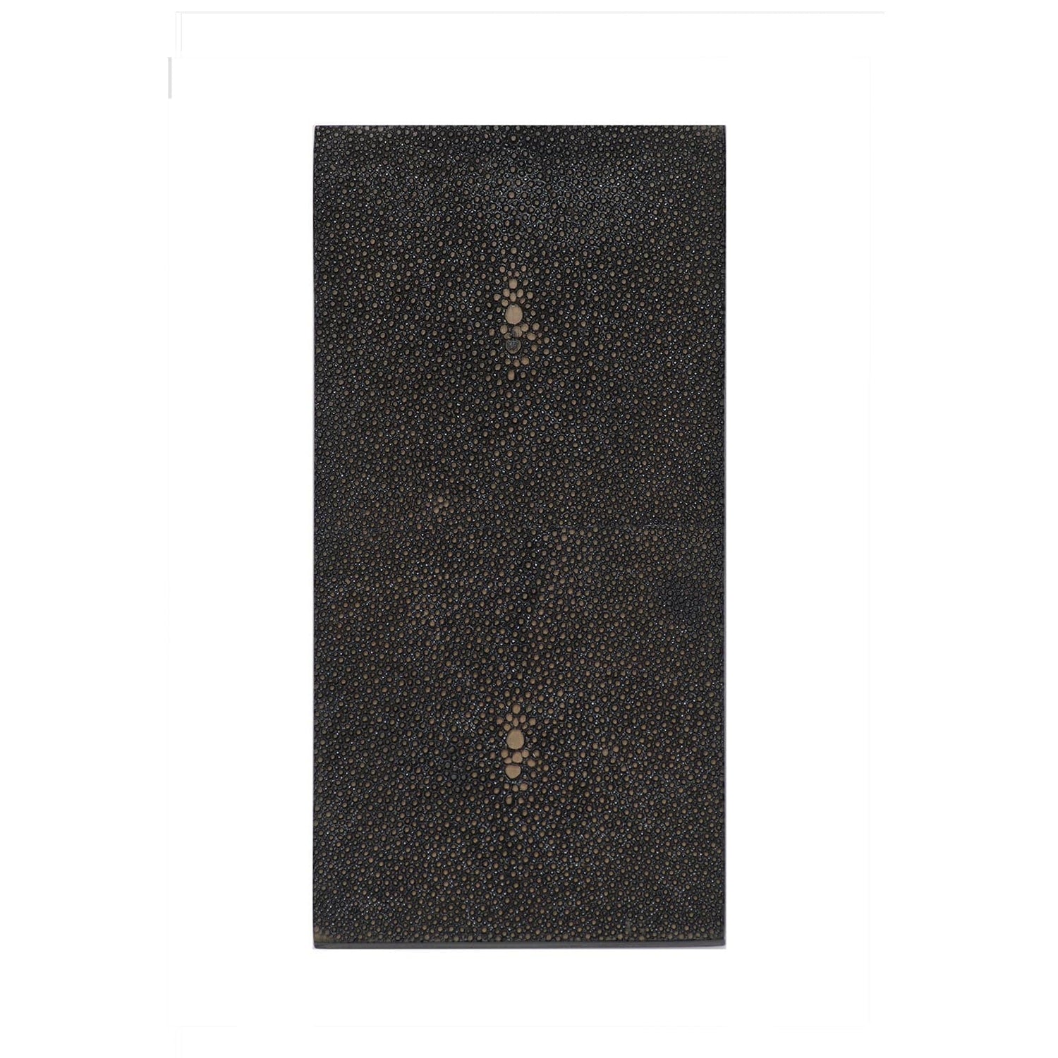 Double Coaster - Faux Shagreen Chocolate
