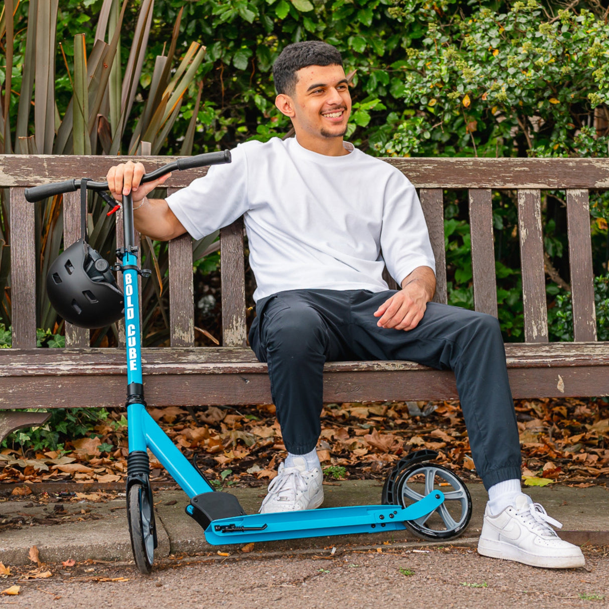 Cyan - Big 2 Wheel Scooter