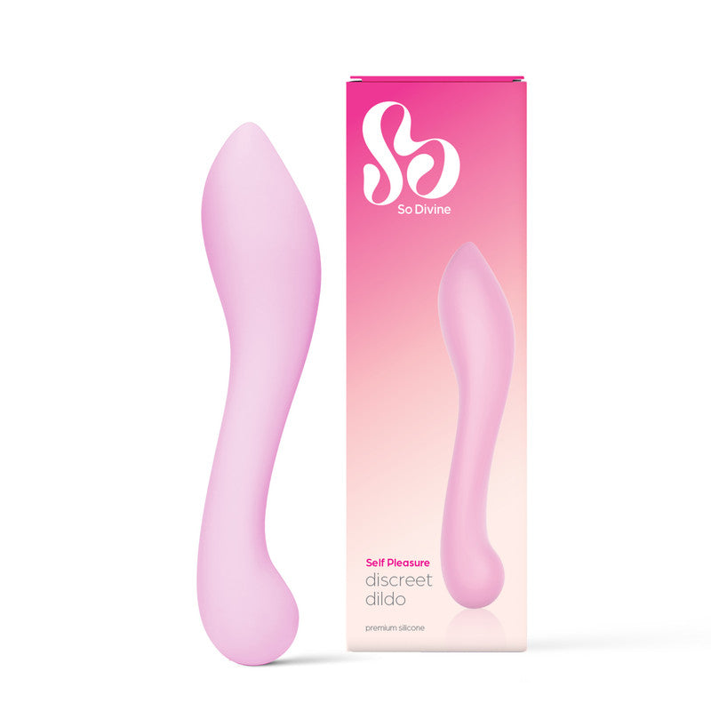 So Divine Discreet Silicone Pink Dildo