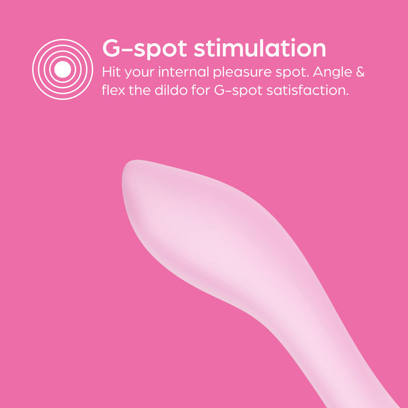 So Divine Discreet Silicone Pink Dildo