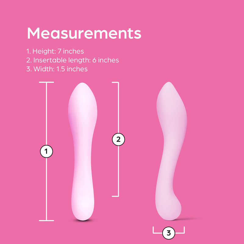So Divine Discreet Silicone Pink Dildo
