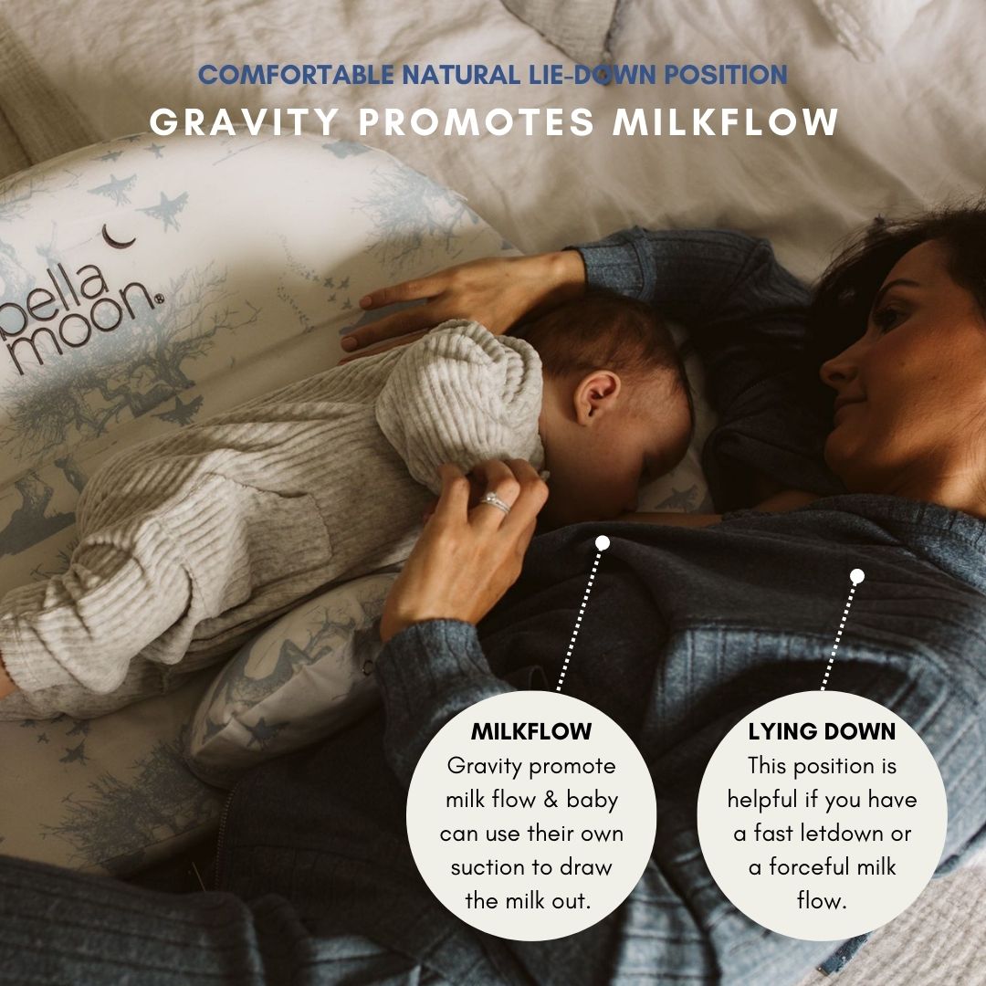 Lie-Down Feeding Pillow - Dotted