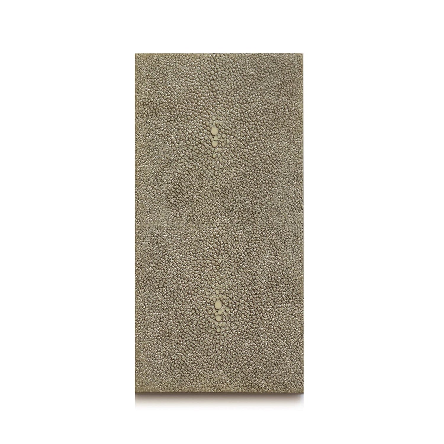 Double Coaster - Faux Shagreen Natural