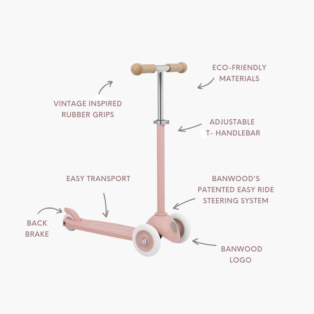 BANWOOD ECO SCOOTER DUSTY ROSE