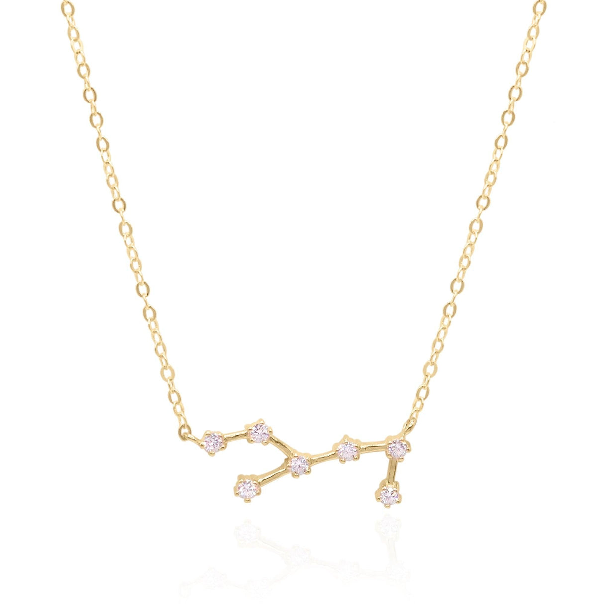 Esphyr Constellation Zodiac Necklace | 18K Gold Plated