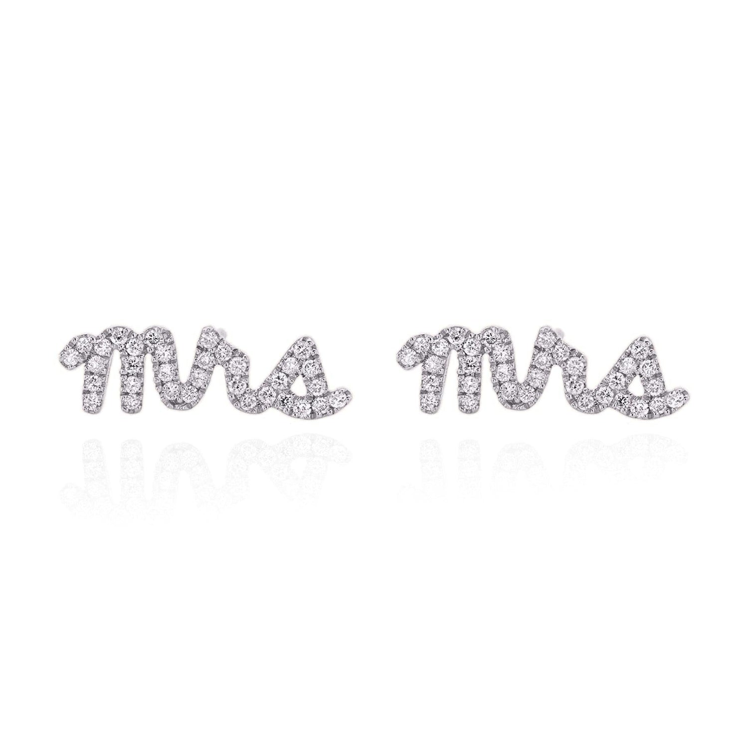 Ettie 'Mrs' Stud Earrings | 925 Sterling Silver