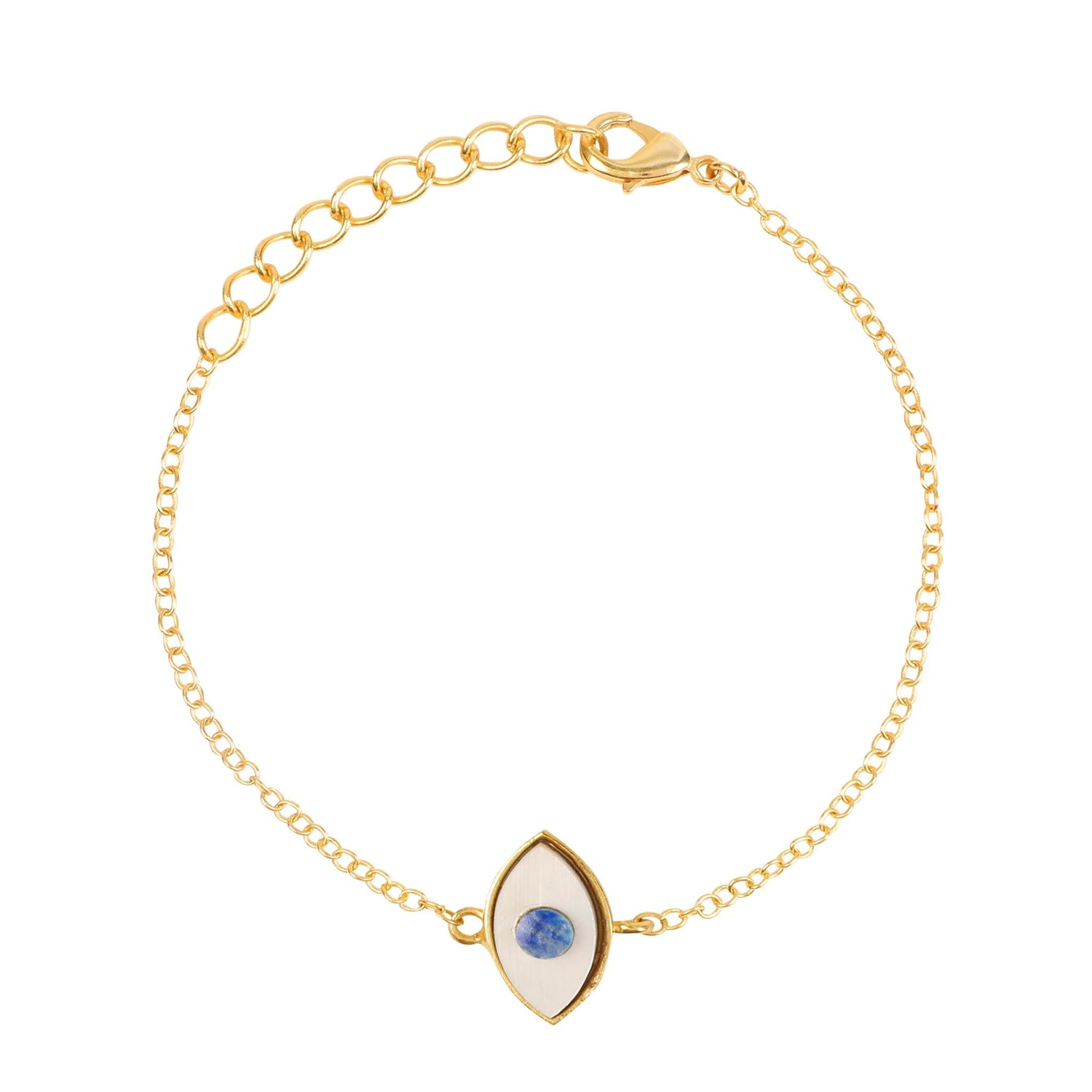 Evil Eye Bracelet Mother of Pearl