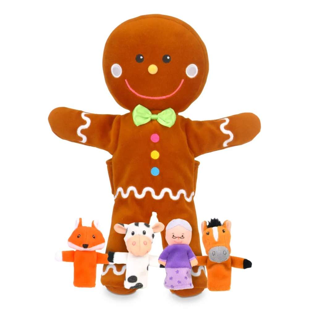 Gingerbread Man Set Hand Puppet