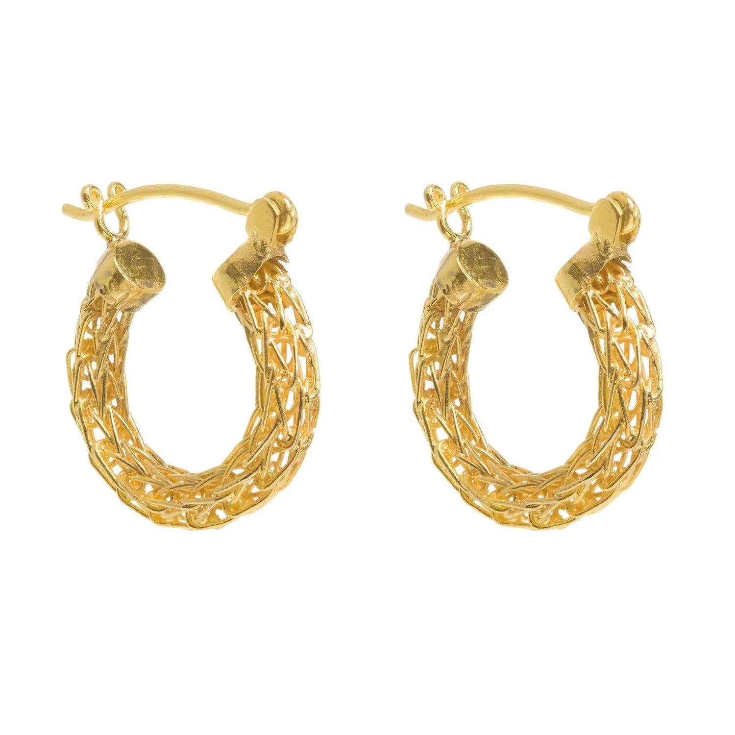 'Woven for Women' Mini Hoops