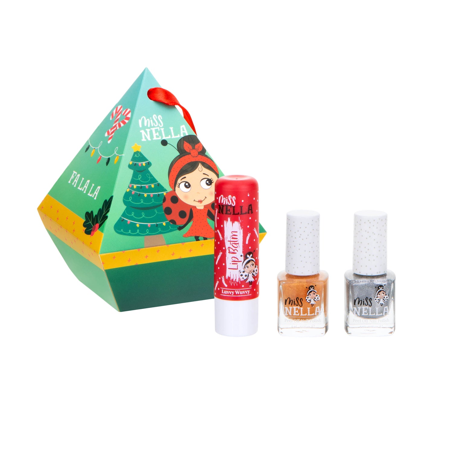 Elfie Festive Diamond 2 Nail Polishes and Lip Balm - Pack of 3