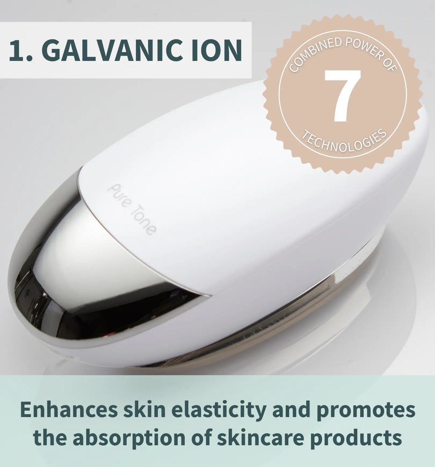 Radiance Pod Deluxe Set. Skin Lifting & Tightening Tool Plus Face-Up Gliding Gel