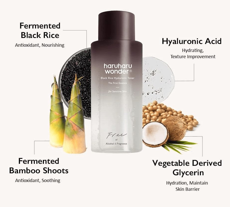 HARUHARU WONDER BLACK RICE HYALURONIC TONER 150ML